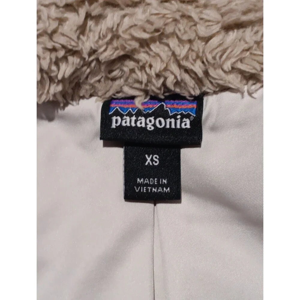 Patagonia Los Gatos Vest Sherpa Fleece Full Zip, Pockets Women's XS Outdoors - Picture 4 of 7
